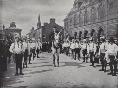 مهرجان Knutsford May Day ، الراقصون موريس بواسطة ج. بنيامين ستون