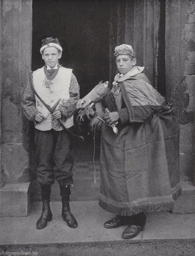 The Horn Dance ، Abbots Bromley ، The Fool and Robin Hood بواسطة ج. بنيامين ستون