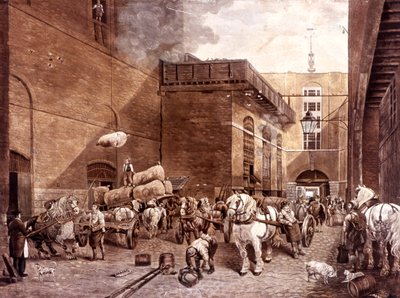 مصنع آور جلاس للجعة ، لندن ، 1821 بواسطة J بروملي