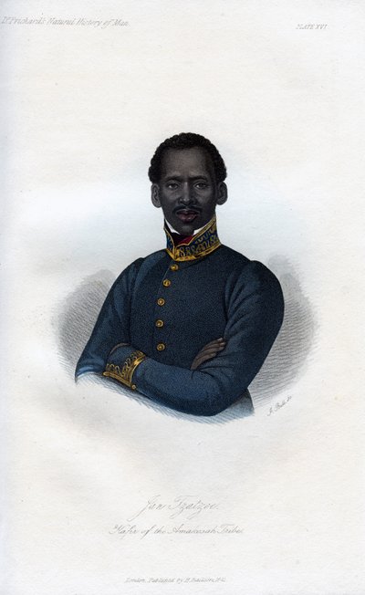 جان تزاتزوي ، كفر من قبيلة أماكوسا ، 1848. بواسطة جيه بول
