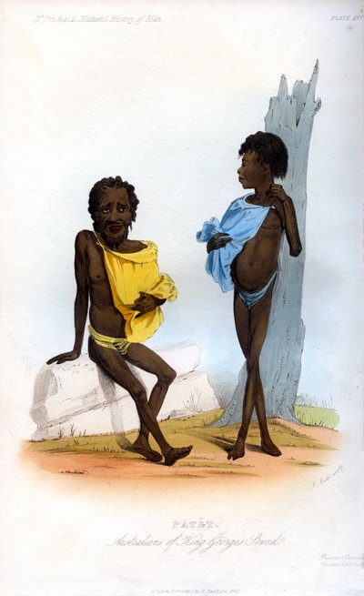 باتيت ، الأستراليون من الملك جورج ساوند ، 1848. بواسطة جيه بول