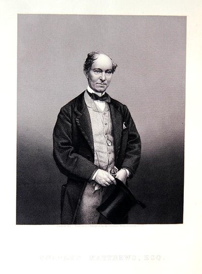 تشارلز ماثيوز ، من معرض صور غرفة الرسم لشخصيات بارزة بواسطة J و C (بعد) واتكينز
