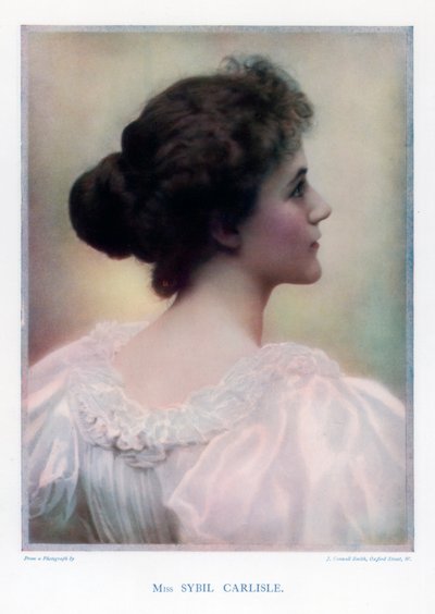 سيبيل كارلايل ، ممثلة ، 1901. بواسطة J كاسوال سميث