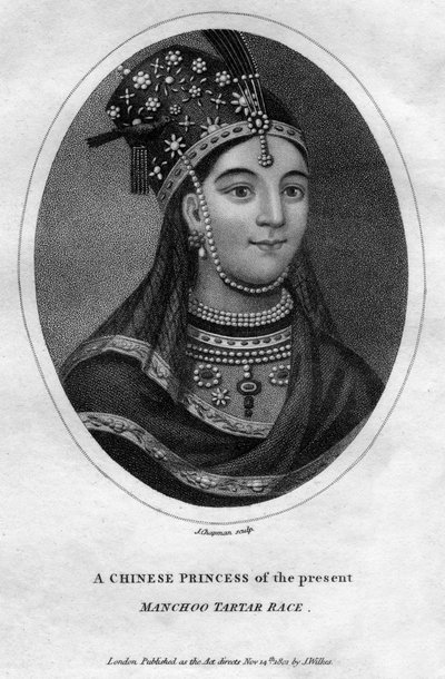 أميرة صينية من سباق Manchoo Tartar ، 1801. بواسطة جيه تشابمان