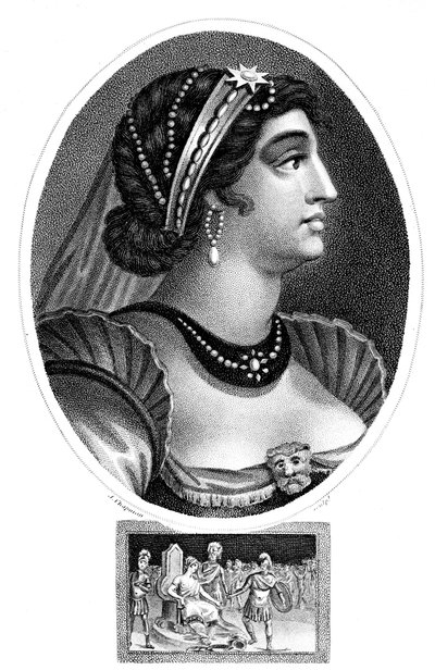 كليوباترا ملكة مصر 1804. بواسطة جيه تشابمان