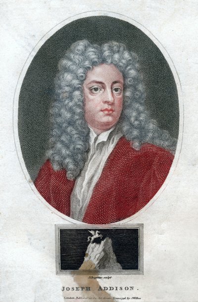جوزيف أديسون ، سياسي وكاتب إنجليزي ، 1796. بواسطة جيه تشابمان