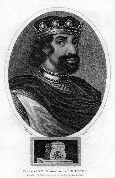 ملك إنجلترا ويليام الثاني ، 1803. بواسطة جيه تشابمان