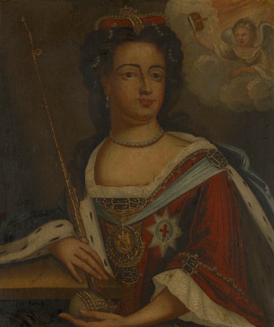 آن ملكة إنجلترا (1665 بواسطة J. Cooper