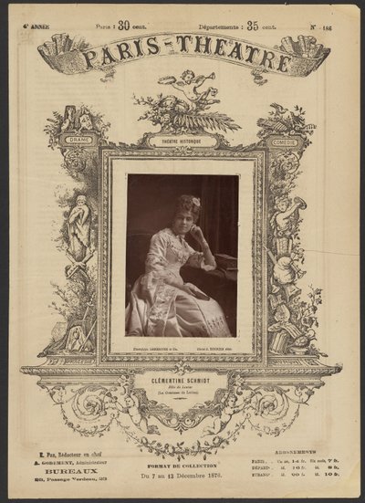 مسرح باريس: كليمنتين شميدت بواسطة ج. إميل تورتين