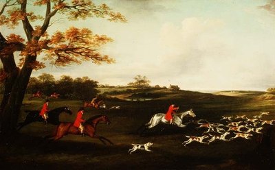 مشهد الصيد بواسطة J. Francis Sartorius