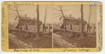 السيدة OLearys Cottage ، 1871 بواسطة JH أبوت
