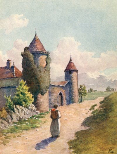 قلعة إتريمبييه، هتي سافوا، JHL (طباعة حجرية ملونة) بواسطة جيه. هاردويك لويس