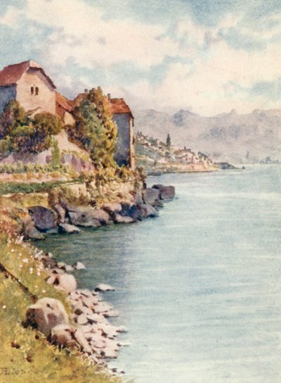 شاتو دو جليرول وسانت سافورين، JHL (طباعة حجرية ملونة) بواسطة جيه. هاردويك لويس