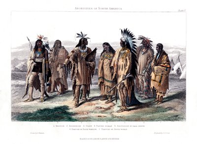السكان الأصليون لأمريكا الشمالية ، 1873 بواسطة طاقم JJ