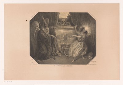 التمثيل المجازي للوقت Tydspiegel phantasien No. 2 (عنوان السلسلة على الكائن) بواسطة الكسندر فير هويل