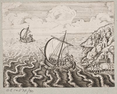 رسم توضيحي لآدم أوليريوس ، "روزنتال الفارسية لشاعر بارع شيش سعدي [...]" ، شليسفيغ 1660 بواسطة جي مولر