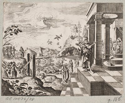 رسم توضيحي لآدم أوليريوس ، "روزنتال الفارسية لشاعر بارع شيش سعدي [...]" ، شليسفيغ 1660 بواسطة جي مولر