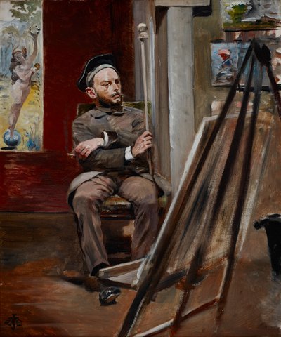 صورة ستانيسواف توندوس ، c.1902 (زيت على قماش) بواسطة Jacek Malczewski