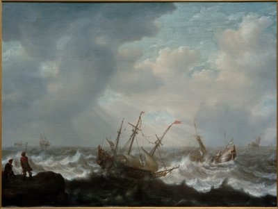ثلاثة أسياد وسفن أخرى في البحار العاصفة بواسطة يعقوب Adriaensz Bellevois