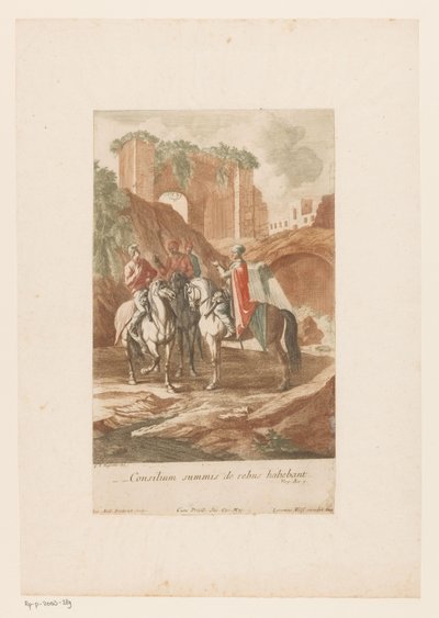استشارة ليلية للقباطنة Consilium Summis de rebus habebant (العنوان على الكائن) بواسطة إرميا وولف