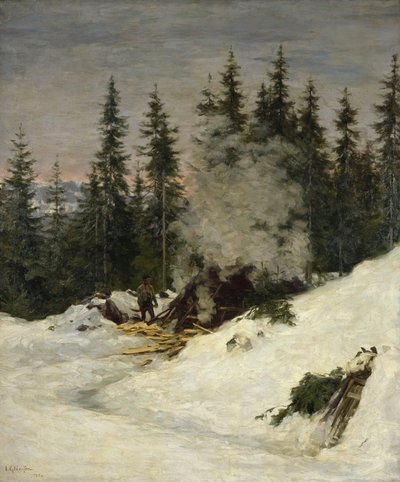 حرق الفحم بواسطة جاكوب جلورسن