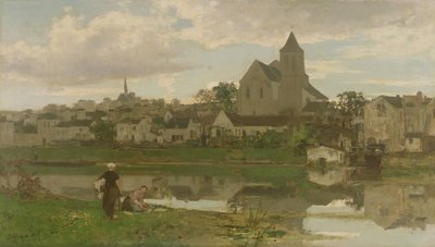 منظر لمونتيني سور لوينج بواسطة Jacob Henricus or Hendricus Maris