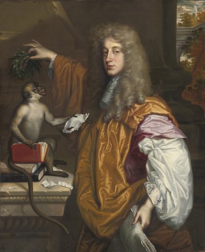 صورة لجون ويلموت ، إيرل روتشستر الثاني 1647-1680 بواسطة جاكوب هويسمانز