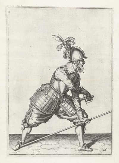 جندي يحمل سيف رسم ، c.1600 بواسطة يعقوب الثاني دي غين