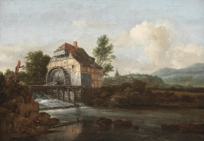 منظر طبيعي مع طاحونة ، ج .1680 بواسطة Jacob van Ruisdael