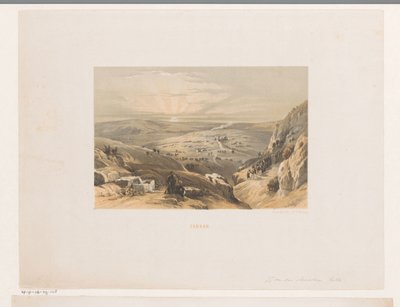 منظر كنعان مع شروق الشمس كنعان (العنوان على وجوه) بواسطة يعقوب جان فان دير ماطين (منسوب إلى)