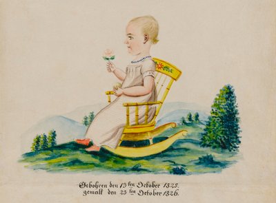 صورة لكارولينا موسر ، ١٨٢٦. بواسطة يعقوب مانتل