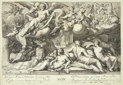 الليل ، وقت مورفيوس بواسطة Karel van Mander I