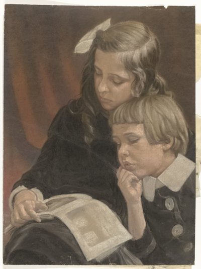 Portret van Mies en Co Merkelbach بواسطة يعقوب ميركلباخ