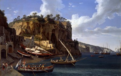 View of the Small Marina at Sorrento بواسطة جاكوب فيليب هاكيرت