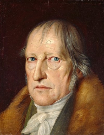 صورة لجورج فيلهلم فريدريش هيجل (1770-1831) ، بواسطة شليزنجر ، جاكوب (1792-1855). زيت على قماش بواسطة يعقوب شليزنجر