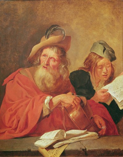 لاعب Hurdy-Gurdy ، 1678 بواسطة يعقوب Toorenvliet