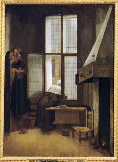 امرأة عند النافذة بواسطة يعقوب فريل