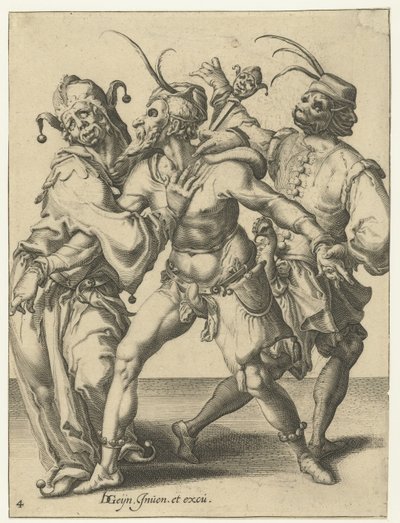 ثلاثة رجال يرقصون The Masquerades (عنوان المسلسل) بواسطة جاكوب دي غين (الثاني) (ورشة عمل)