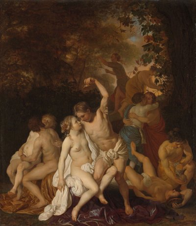 مشهد مع باخانتس بواسطة Jacob or Jacques van Loo