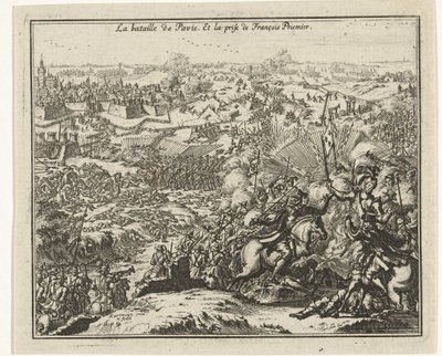 معركة بافيا القبض على فرانسيس الأول ملك فرنسا La bataille de Pavie. Et la prize de François Priemier (العنوان على الكائن) بواسطة جاكوبوس هاروين
