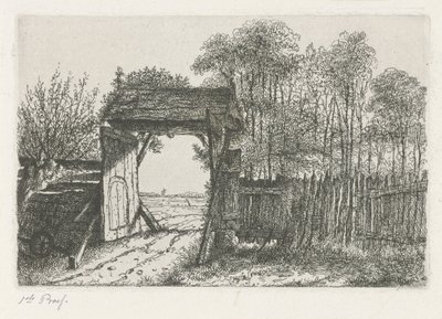 فتح بوابة المزرعة بواسطة جاكوبس لودوفيكوس كورنيت