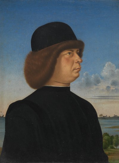 صورة لـ Alvise Contarini ، نحو A Tethered Roebuck ، كاليفورنيا. 1485-95. بواسطة جاكوميتو فينيزيانو