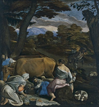 مثل الزارع بواسطة Jacopo Bassano il vecchio