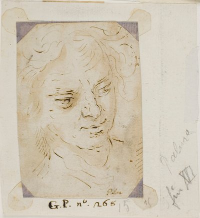 رأس رجل بواسطة Jacopo Palma il Giovane