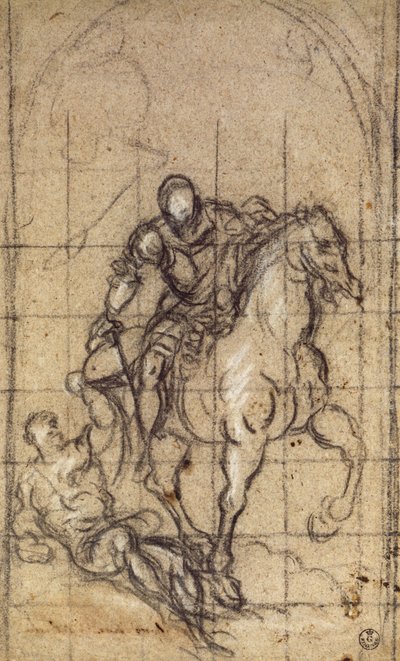 دراسة لسان مارتينو بواسطة جاكوبو روبوستي المعروف باسم تينتوريتو (1519-1594) ، رسم بواسطة جاكوبو روبوستي تينتوريتو