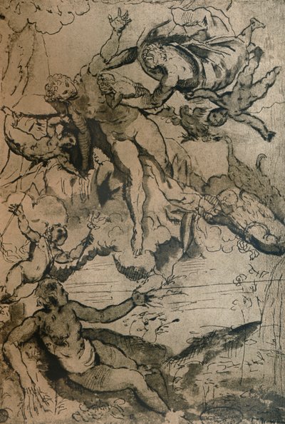 أصل درب التبانة ، c1575 1932. بواسطة جاكوبو روبوستي تينتوريتو