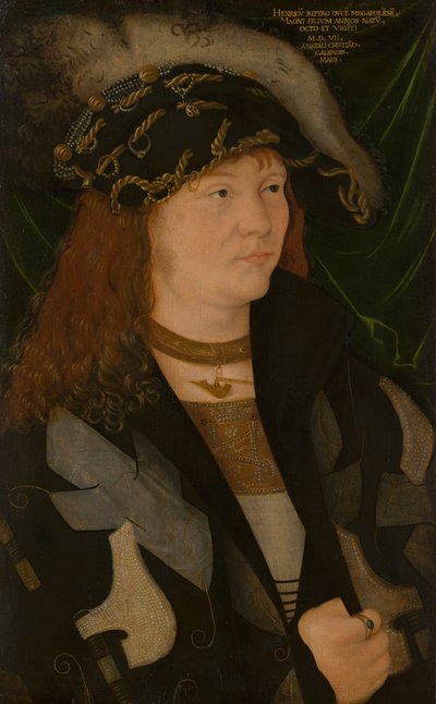 صورة لهينريش (1479-1552) ، دوق مكلنبورغ ، دعا صانع السلام بواسطة جاكوبو دي برباري