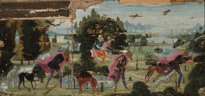 Actaeon تحول إلى الأيل بواسطة Jacopo del Sellaio