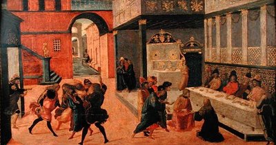 وفاة الملكة فاستي ، بعد عام 1490 (تمبرا على لوحة) بواسطة Jacopo del Sellaio