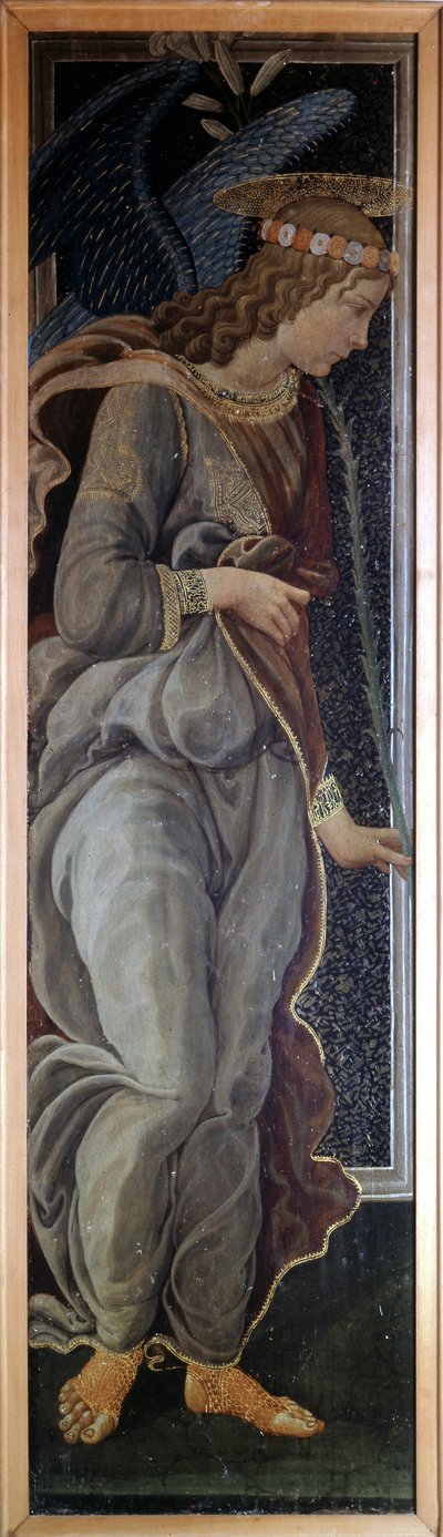 Prédelle من البشارة يمثل الملاك بواسطة Jacopo del Sellaio